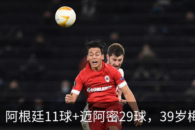 阿根廷11球+迈阿密29球，39岁梅西职业生涯第14次年度进球40+